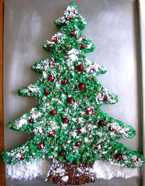 Christmas Tree Cake